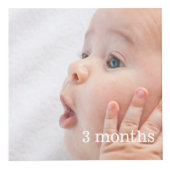 Baby-Meilenstein-Foto-Würfel Würfel (Rechts)