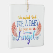 Baby-Memorial Keramikornament (Rechts)