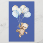 Baby Memory Teddy Bear Baby Dusche (Rückseite)