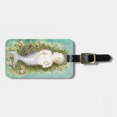 Baby Mermaid - Aquarellkunst Gepäckanhänger (Vorderseite horizontal)