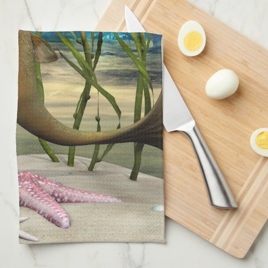 Baby Mermaid Handtuch (Viertel Falte)