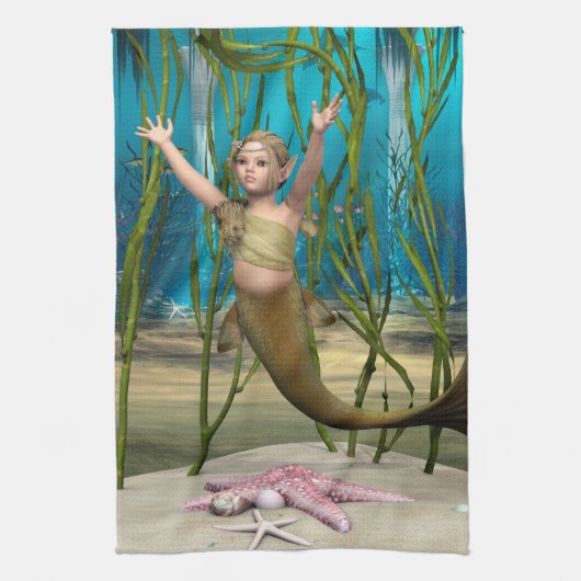 Baby Mermaid Handtuch (Vertikal)