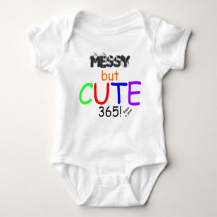 Baby Messy, aber Niedlich 365 Tage im Jahr Baby Strampler