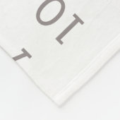 baby mijlpaal deken met lieve olifant roze grijs fleecedecke (Ecke)