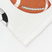 Baby Milestone Blanket Sportdesign Fleecedecke (Ecke)