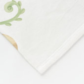 Baby Milestone Dinosaurier Gender Neutral Watercol Fleecedecke (Ecke)