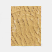 Baby Milestone Fleecedecke (Vorderseite)