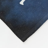 Baby Milestone galaxy Fleece Blanket (Ecke)