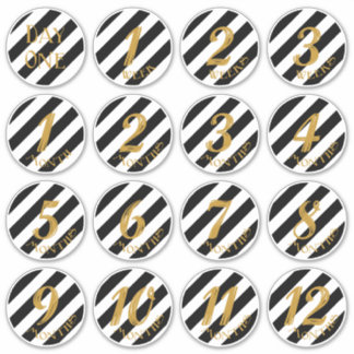 Baby Milestone Stickers Aufkleber