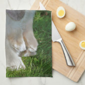 Baby Minilop Kaninchen-Geschirrtuch Geschirrtuch (Viertel Falte)