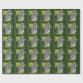 Baby Minilop Kaninchen-Packpapier Geschenkpapier (Flach)