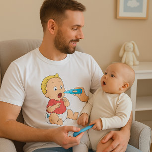 Baby mit einer Temperatur T-Shirt