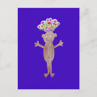 Baby mit Herz voller Liebe. Postkarte