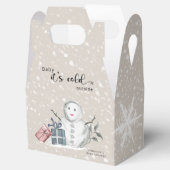 Baby mit kalter Außendusche Geschenkschachtel (Geöffnet)