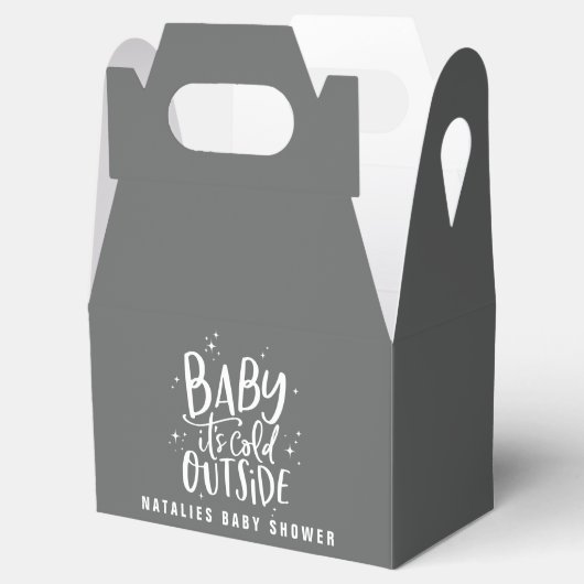 Baby mit kalter Außendusche Geschenkschachtel (Geöffnet)