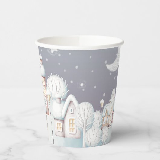 Baby mit kalter Außendusche Pappbecher (Links)