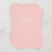 Baby mit kalter Außendusche Save The Date (Vorne/Hinten)