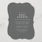 Baby mit kalter Außendusche Save The Date (Vorne/Hinten)