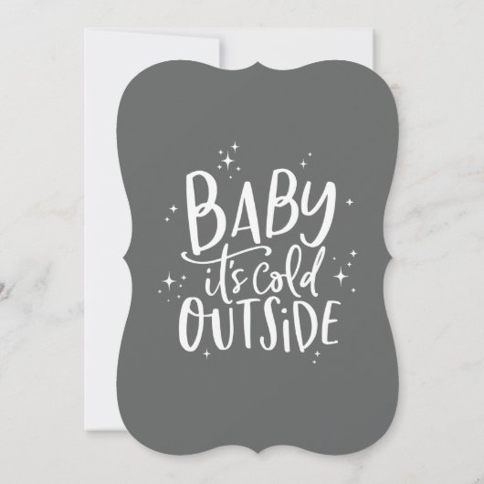 Baby mit kalter Außendusche Save The Date (Rückseite)