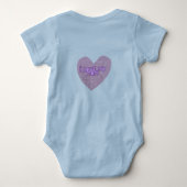 BABY MIT TEDDY BABY STRAMPLER (Rückseite)