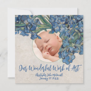 Baby mit Van Gogh Irish Card Karte