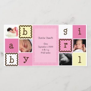 Baby-Mitteilung Ankündigung