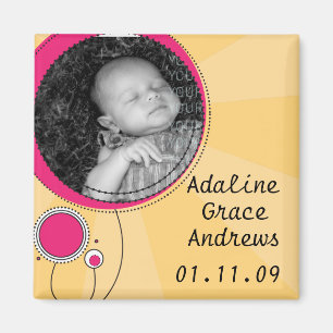 Baby-Mitteilung Magnet