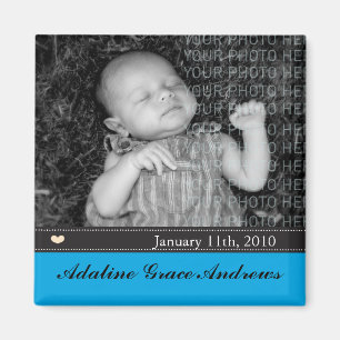 Baby-Mitteilung Magnet