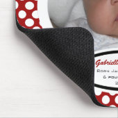 Baby-Mitteilung Mousepad (Ecke)