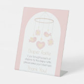 Baby Mobile Diaper Raffle Sockelschild (Vorderseite)