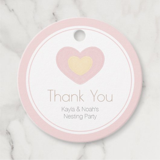 Baby Mobile Nesting Party Geschenkanhänger (Vorderseite)