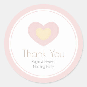 Baby Mobile Nesting Party Runder Aufkleber