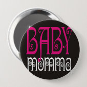 Baby Momma Button (Vorne & Hinten)