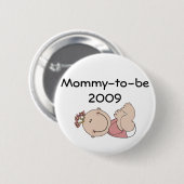 Baby, Mommy-to-be2009 Button (Vorne & Hinten)