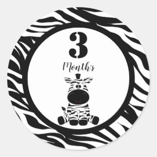 Baby-Monats-Sticker Runder Aufkleber