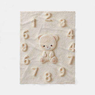 Baby-Monatstuch für Meilensteine Fleecedecke