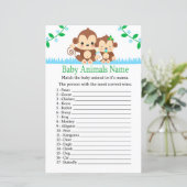 Baby Monkey Baby Animes Name Game (Stehend Vorderseite)
