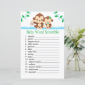 Baby Monkey Baby Wortspiel (Stehend Vorderseite)