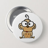 Baby Monkey Button (Vorne & Hinten)