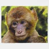 BABY MONKEY FLEECEDECKE (Vorderseite (Horizontal))