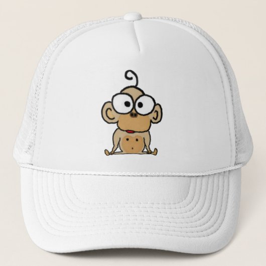 Baby Monkey Hat Truckerkappe (Vorderseite)