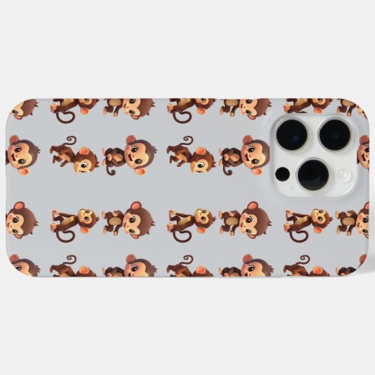 Baby Monkey iPhone/iPad Case (Rückseite (Horizontal))
