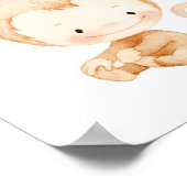 Baby Monkey Kinderzimmer Wall Art Poster (Ecke)