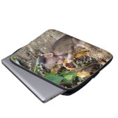 Baby Monkey Laptopschutzhülle (Vorne Knopf)