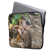 Baby Monkey Laptopschutzhülle (Vorderseite Links)