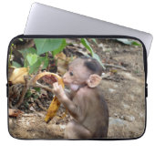 Baby Monkey Laptopschutzhülle (Vorderseite)