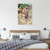 Baby Monkey Leinwanddruck (Insitu (Schlafzimmer))