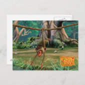 Baby Monkey Postkarte (Vorne/Hinten)