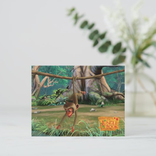 Baby Monkey Postkarte (Stehend Vorderseite)