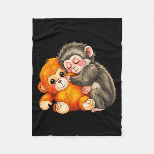 Baby monkey punch fleecedecke (Vorderseite)